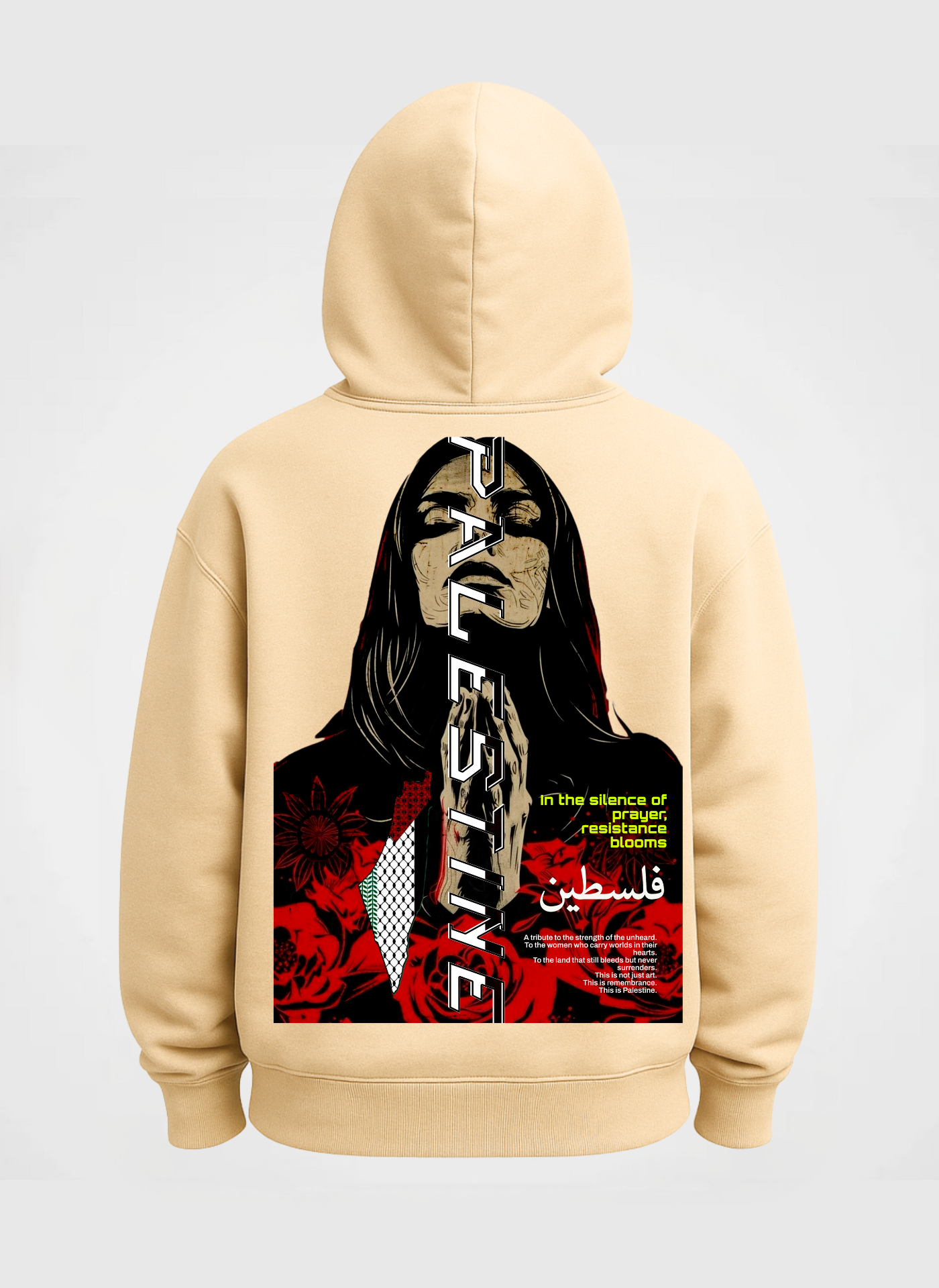 Palestine Backprint Hoodie