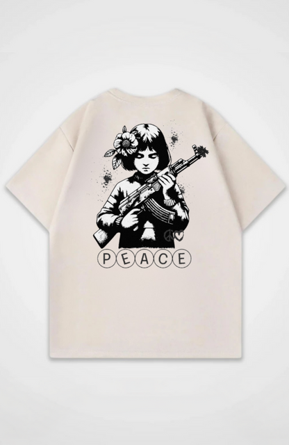 T-shirt surdimensionné Stanley Stella à imprimé fleurs de la paix 