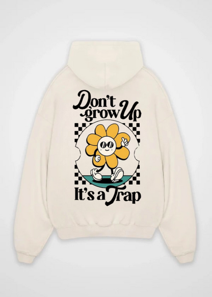 Oversize-Hoodie „Dont Grow Up“ mit Rückenaufdruck 