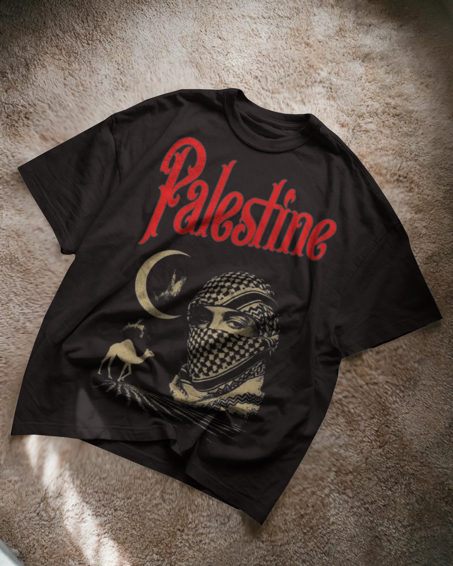 Palestine Keffiyeh Black