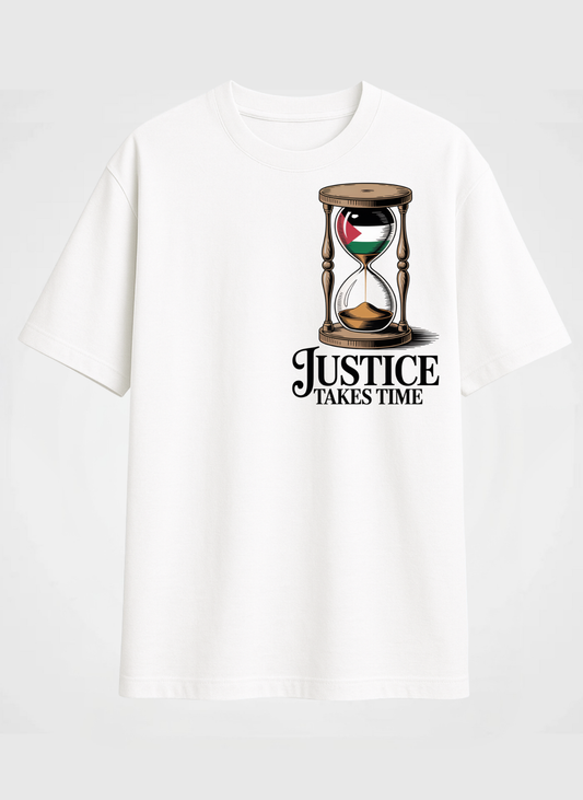 Justice Takes Time Basic Shirt